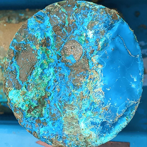 Copper Oxide in Drill Core